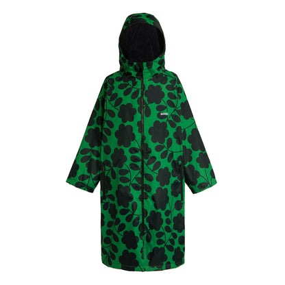 Green - Front - Regatta Womens-Ladies Orla Kiely Floral Changing Robe