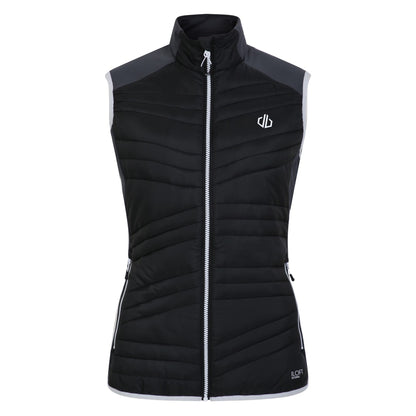 Black-Ebony - Front - Dare 2B Womens-Ladies Altimeter Gilet
