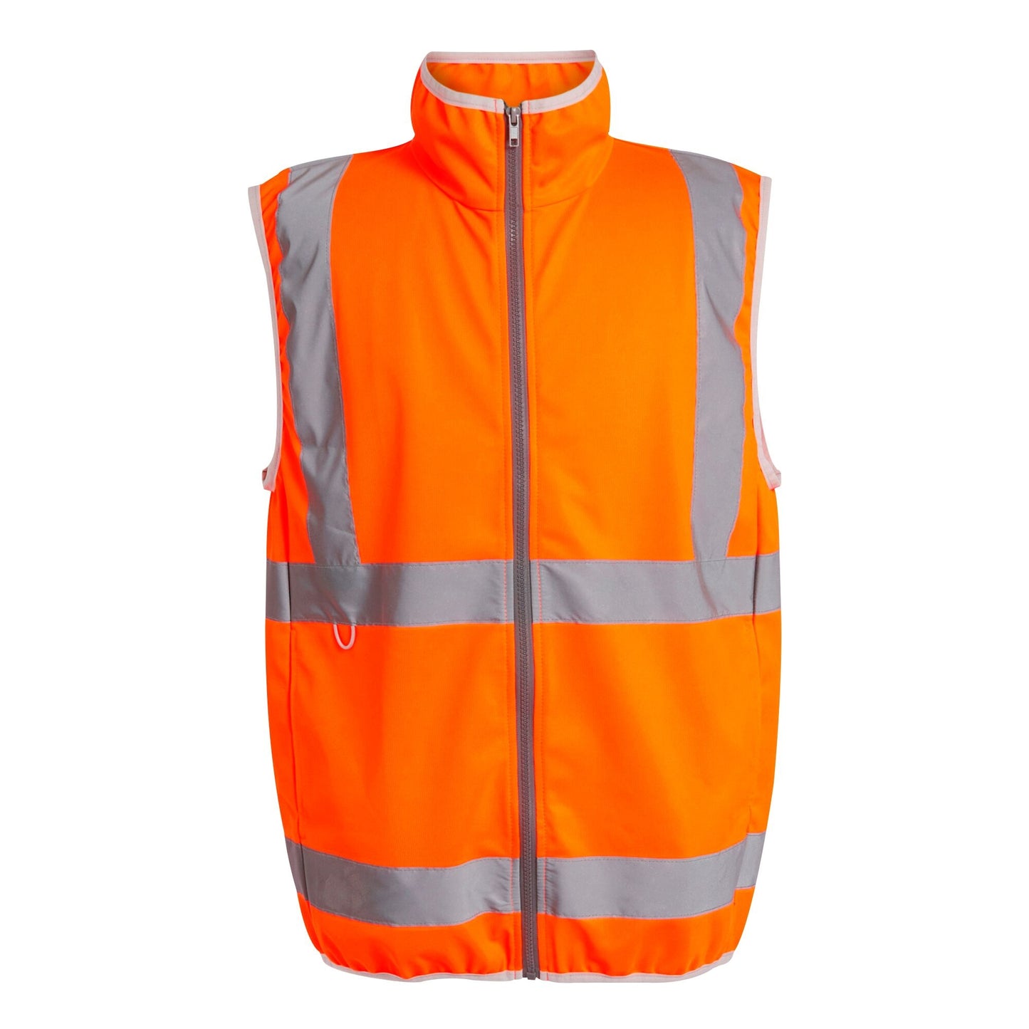Orange - Front - Regatta Professional Mens Full Zip Hi-Vis Vest