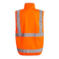 Orange - Back - Regatta Professional Mens Full Zip Hi-Vis Vest