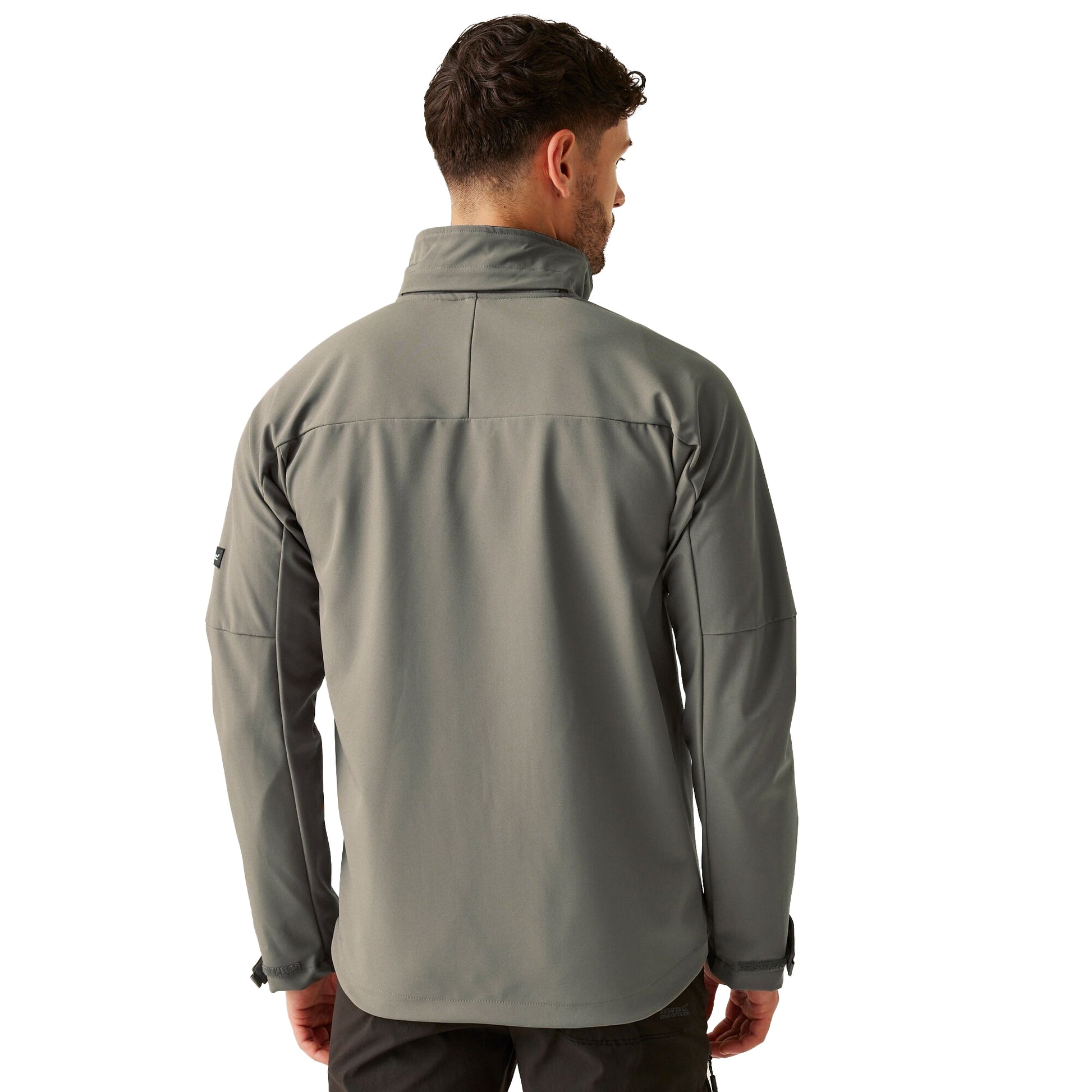 Treetop-Black - Pack Shot - Regatta Mens Arana Waterproof Soft Shell Jacket