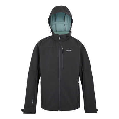 Ash-Glacier - Front - Regatta Mens Arana Waterproof Soft Shell Jacket
