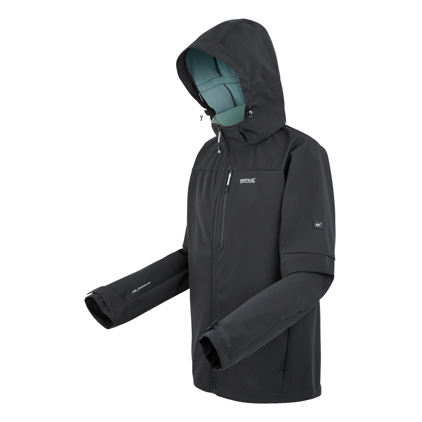 Ash-Glacier - Side - Regatta Mens Arana Waterproof Soft Shell Jacket