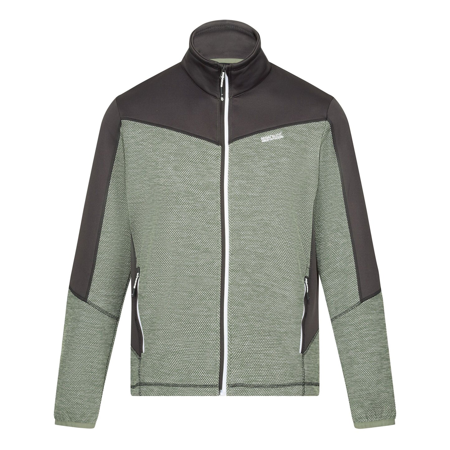 Agave Green-Ash - Front - Regatta Mens Highton IV Full Zip Fleece Jacket