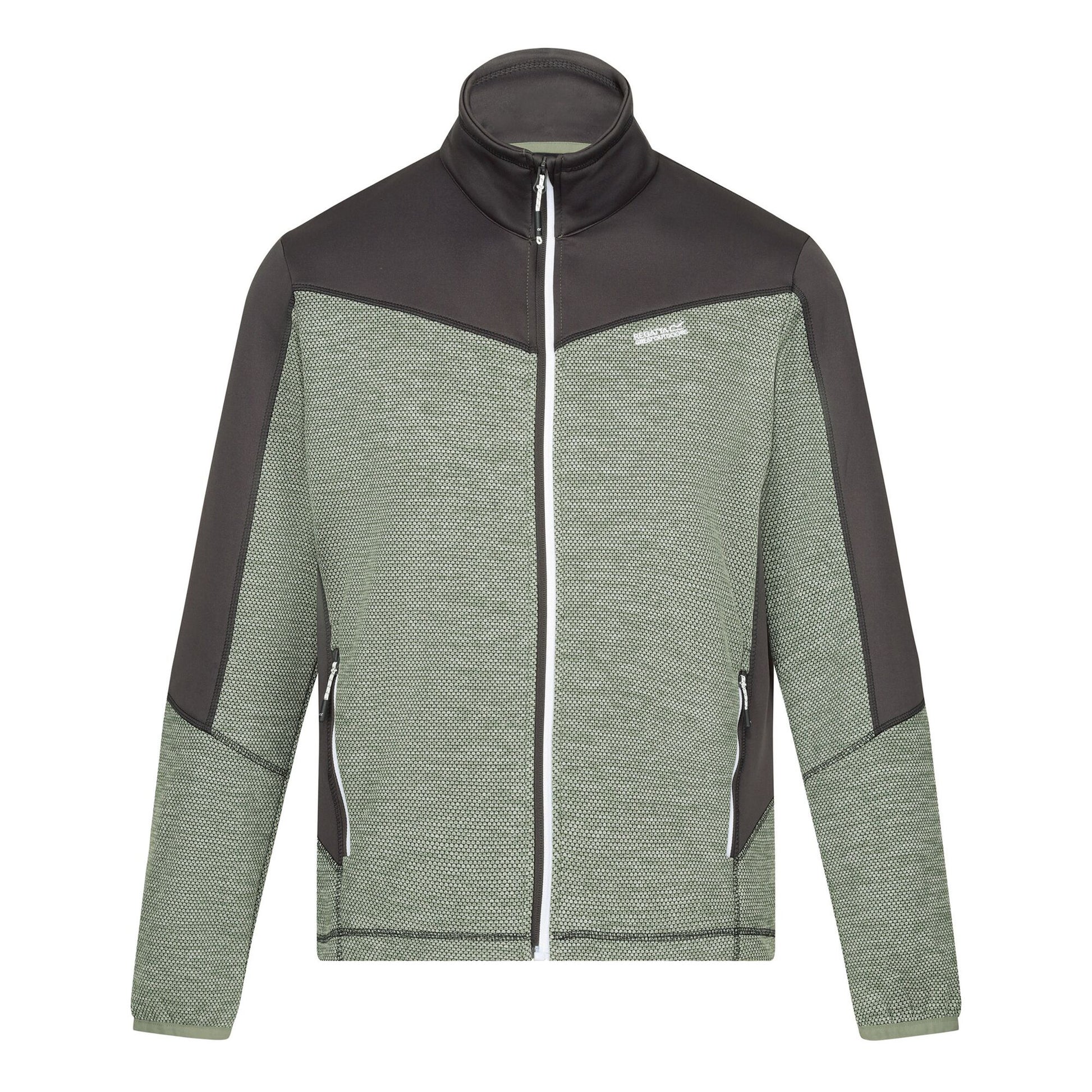 Agave Green-Ash - Front - Regatta Mens Highton IV Full Zip Fleece Jacket