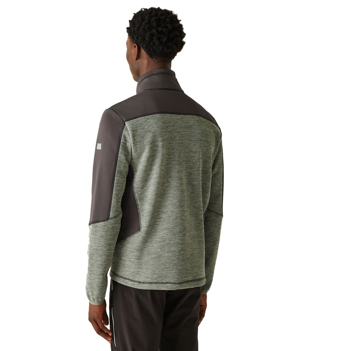 Agave Green-Ash - Pack Shot - Regatta Mens Highton IV Full Zip Fleece Jacket