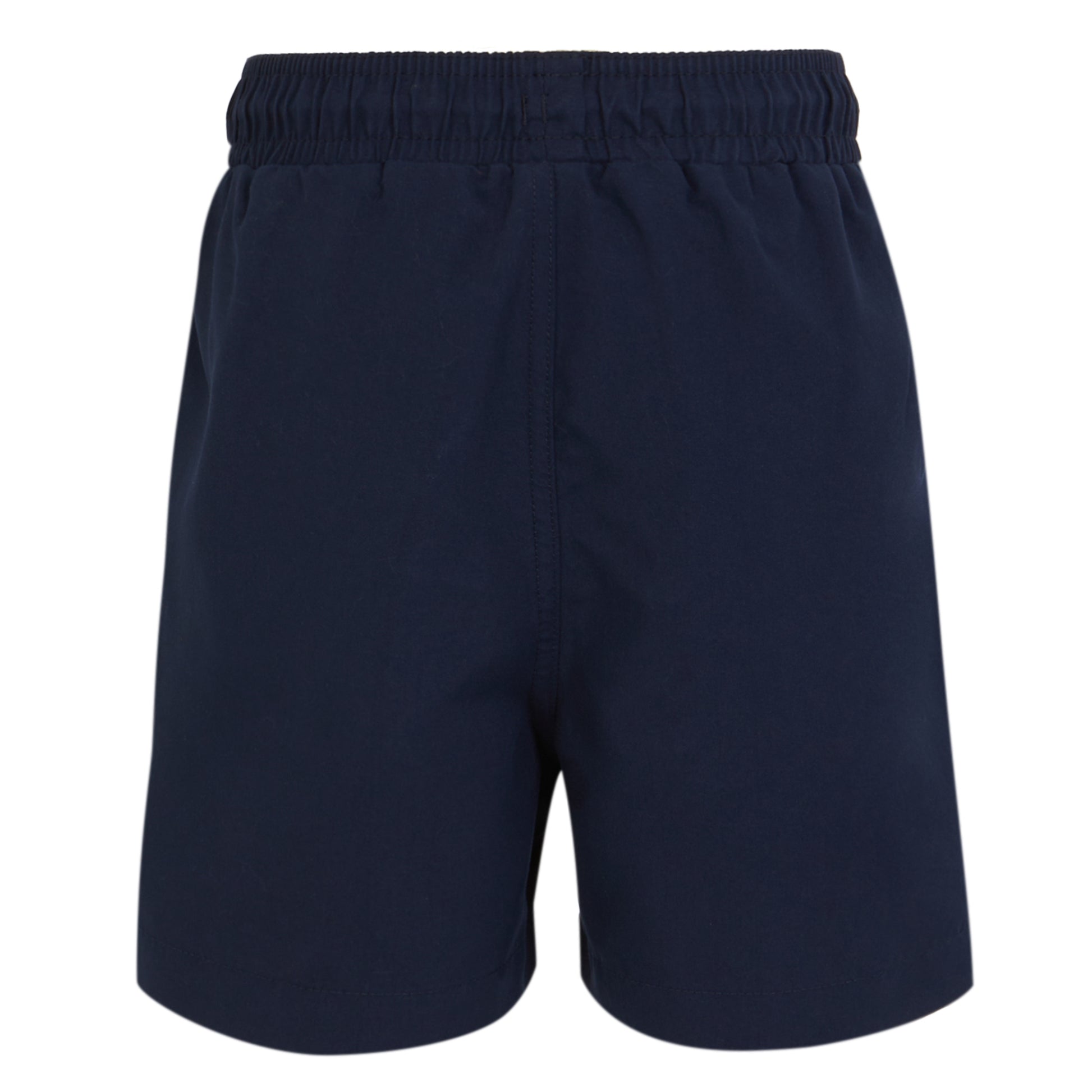 Navy - Back - Regatta Childrens-Kids Skander III Plain Swim Shorts