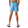 Elysium Blue - Pack Shot - Regatta Childrens-Kids Skander III Plain Swim Shorts
