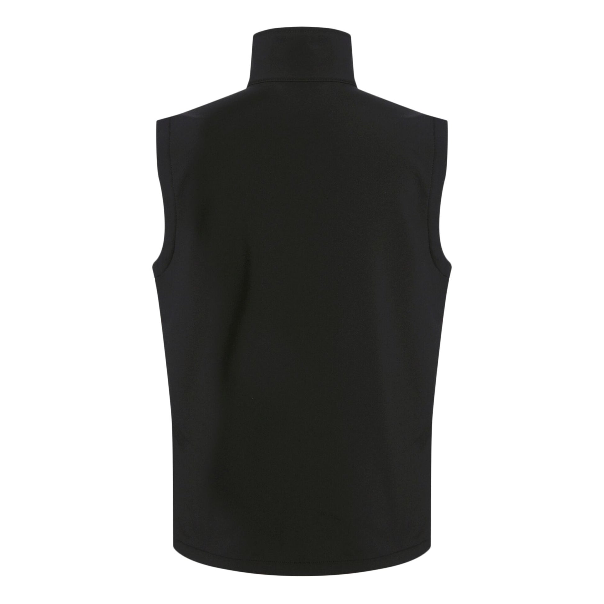 Black-Orange Pop - Back - Regatta Professional Mens Softshell 2 Layer Body Warmer