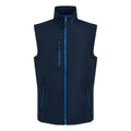 Navy-French Blue - Front - Regatta Professional Mens Softshell 2 Layer Body Warmer