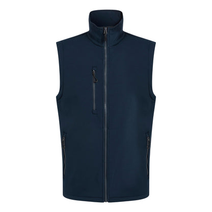 Navy-Seal Grey - Front - Regatta Professional Mens Softshell 2 Layer Body Warmer