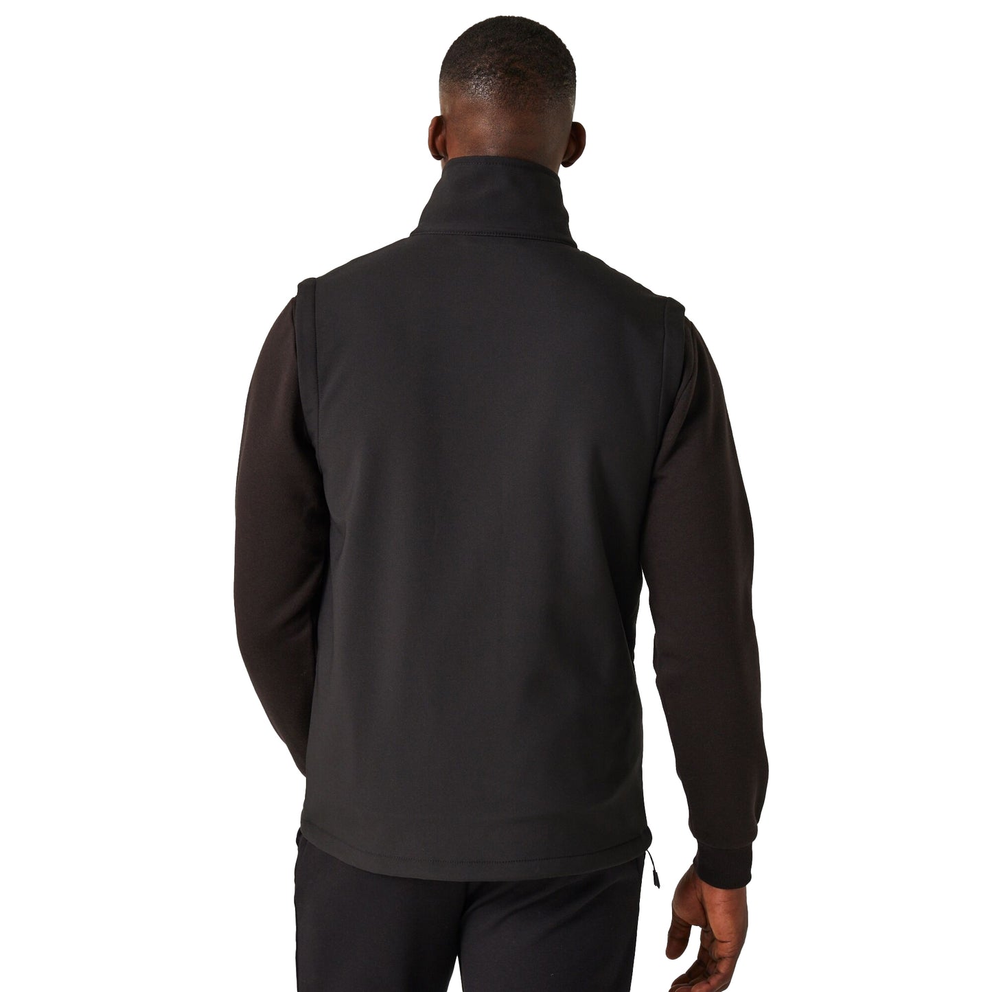 Black-Classic Red - Lifestyle - Regatta Professional Mens Softshell 2 Layer Body Warmer