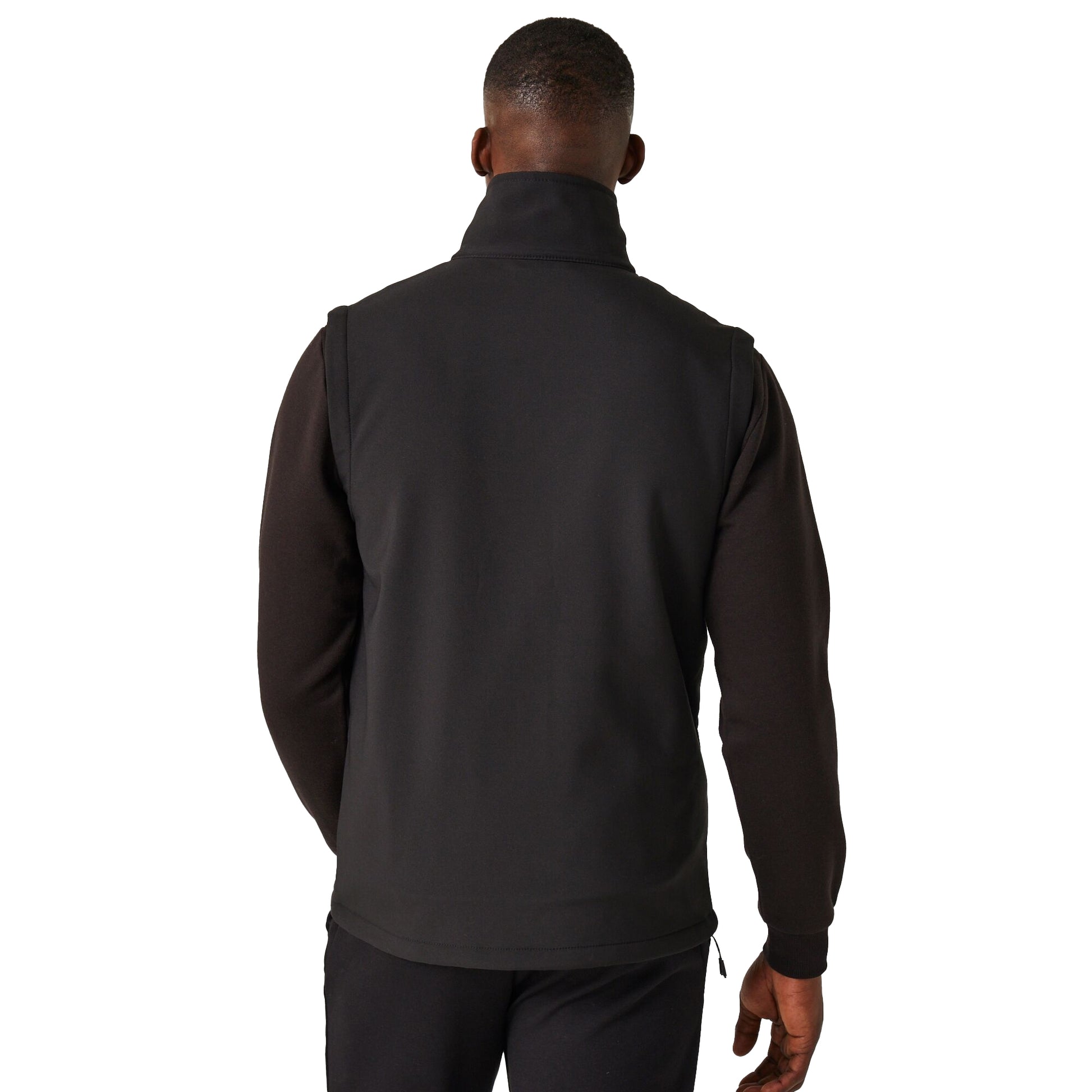 Black-Classic Red - Lifestyle - Regatta Professional Mens Softshell 2 Layer Body Warmer