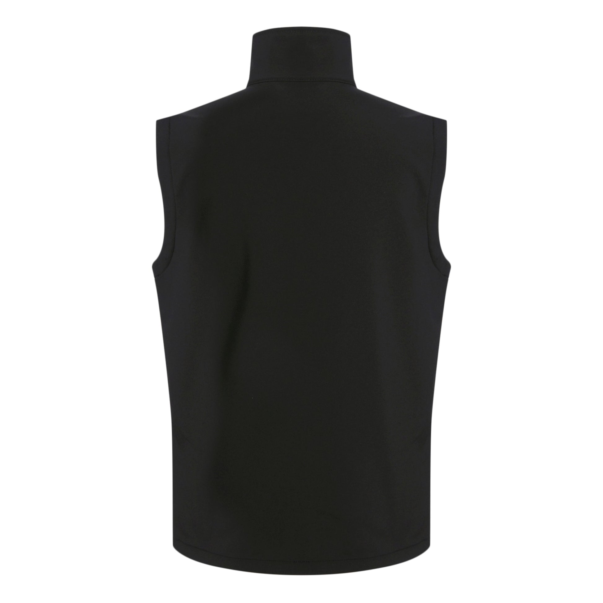 Black-Lime Green - Back - Regatta Professional Mens Softshell 2 Layer Body Warmer