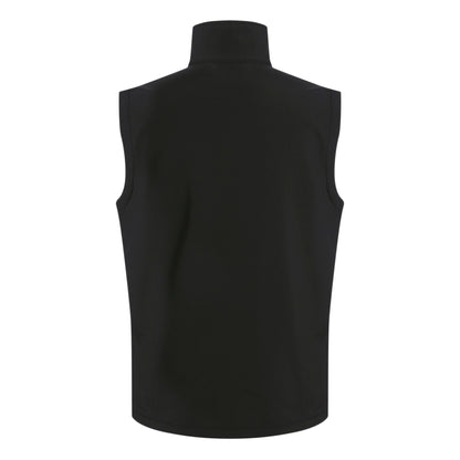Black-Lime Green - Back - Regatta Professional Mens Softshell 2 Layer Body Warmer