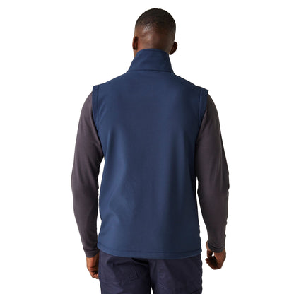 Navy-Seal Grey - Lifestyle - Regatta Professional Mens Softshell 2 Layer Body Warmer