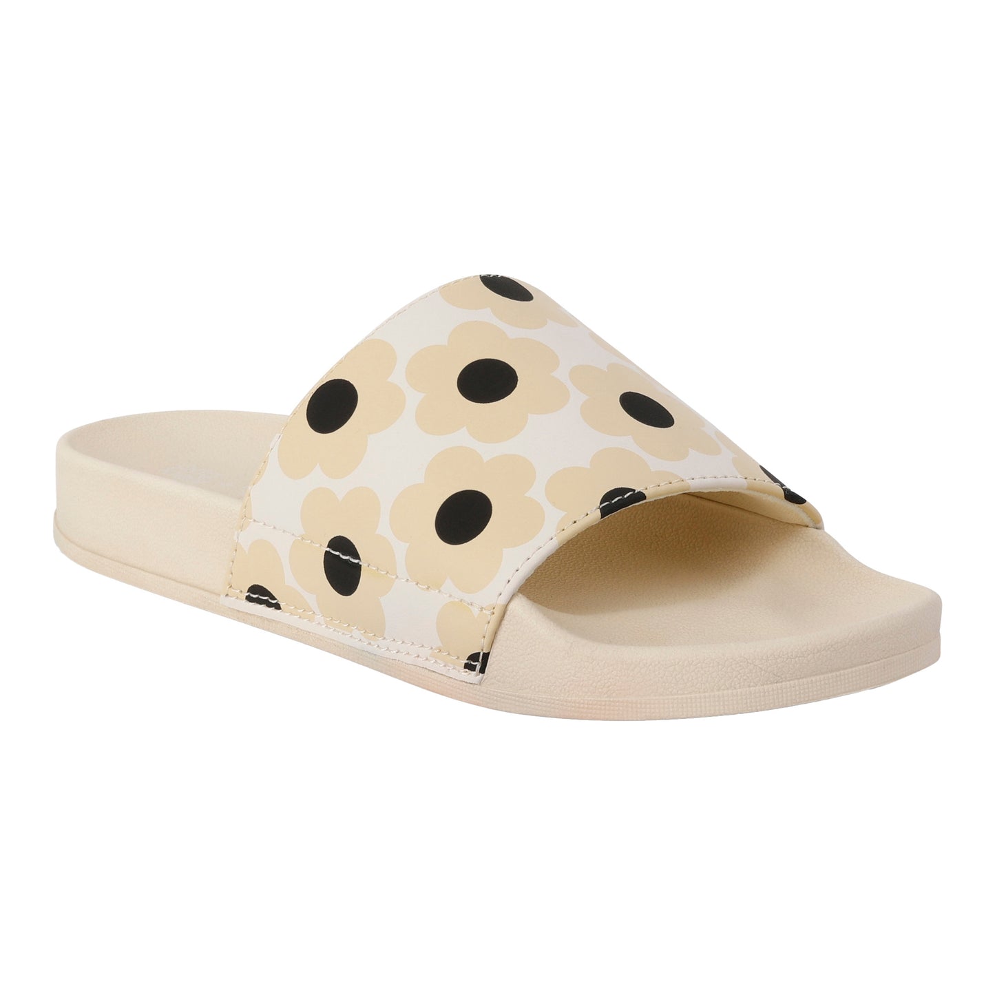 Cream - Front - Regatta Womens-Ladies Orla Kiely Sixties Daisy Sliders