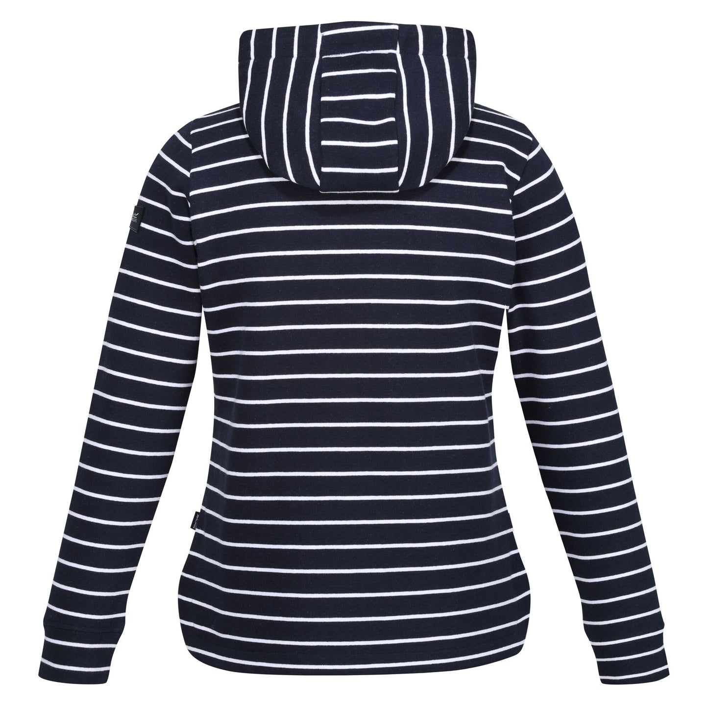 Navy-White - Back - Regatta Womens-Ladies Bayletta Full Zip Hoodie