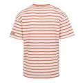 White-Rusty Orange - Back - Regatta Mens Shorebay II Stripe T-Shirt