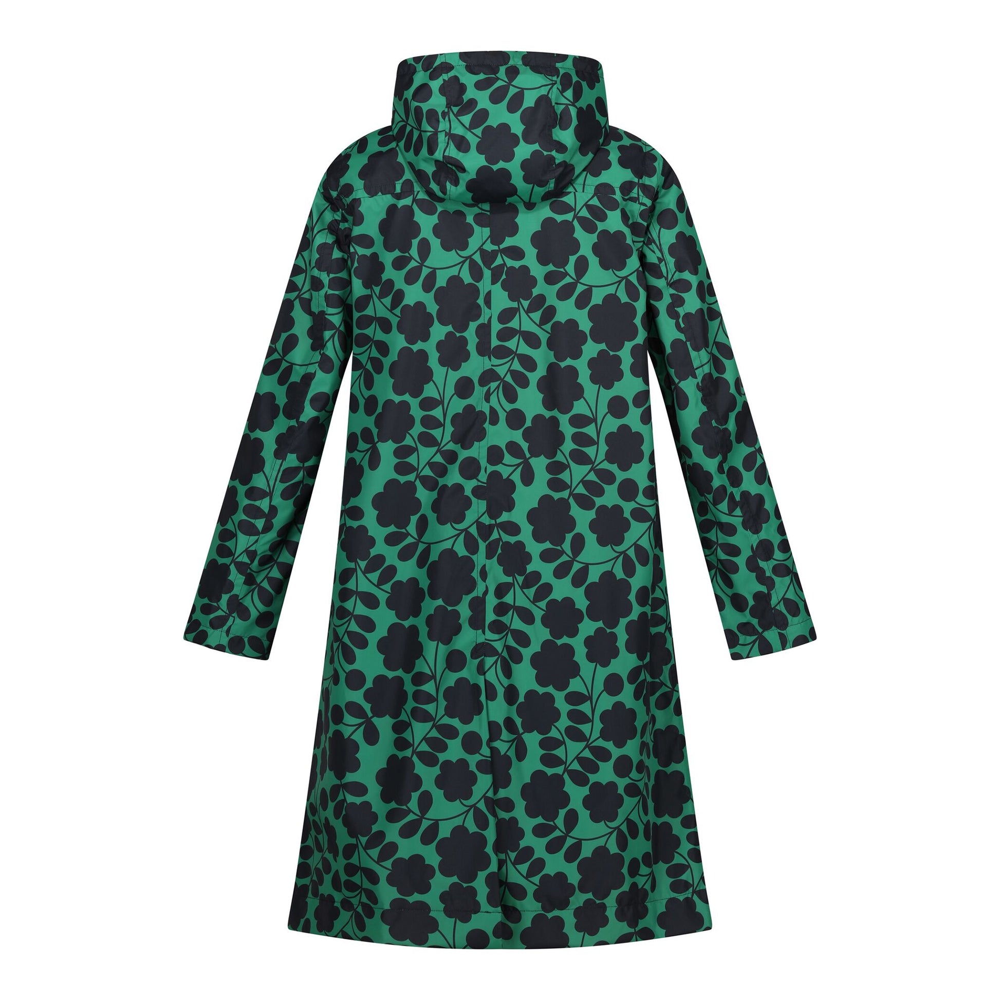 Green - Back - Regatta Womens-Ladies Orla Kiely Mac Floral Waterproof Jacket