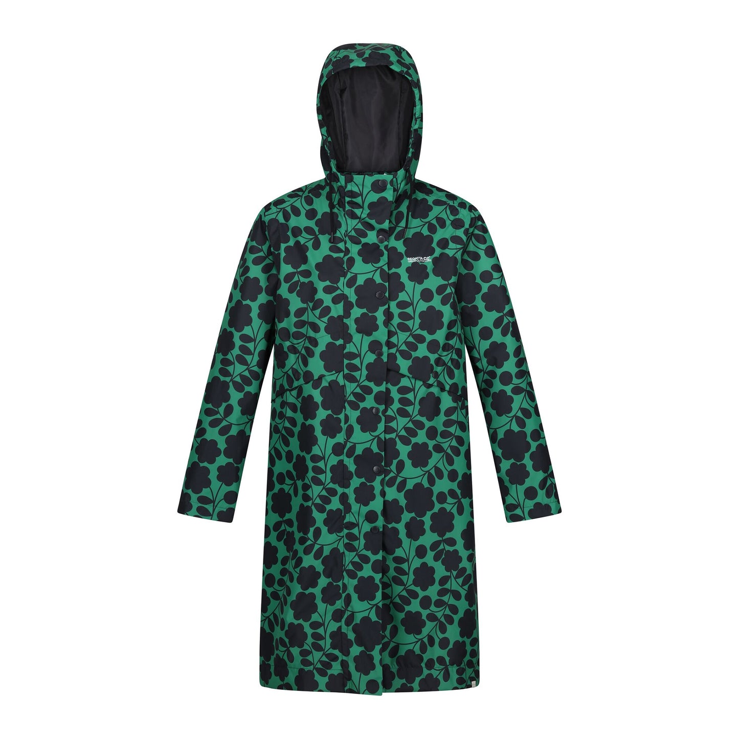Green - Front - Regatta Womens-Ladies Orla Kiely Mac Floral Waterproof Jacket