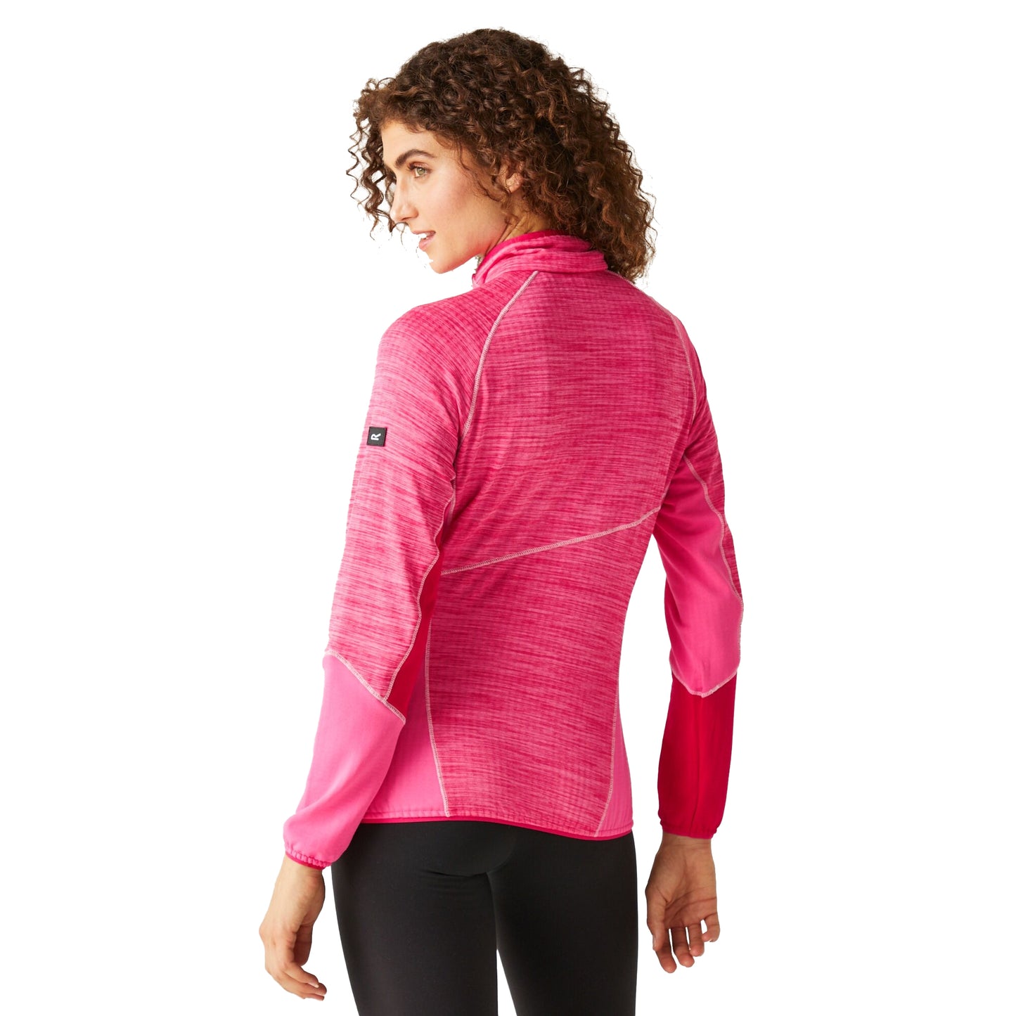 Pink Potion-Flamingo Pink - Pack Shot - Regatta Womens-Ladies Hepley II Full Zip Fleece Jacket