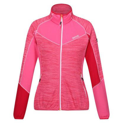 Pink Potion-Flamingo Pink - Front - Regatta Womens-Ladies Hepley II Full Zip Fleece Jacket