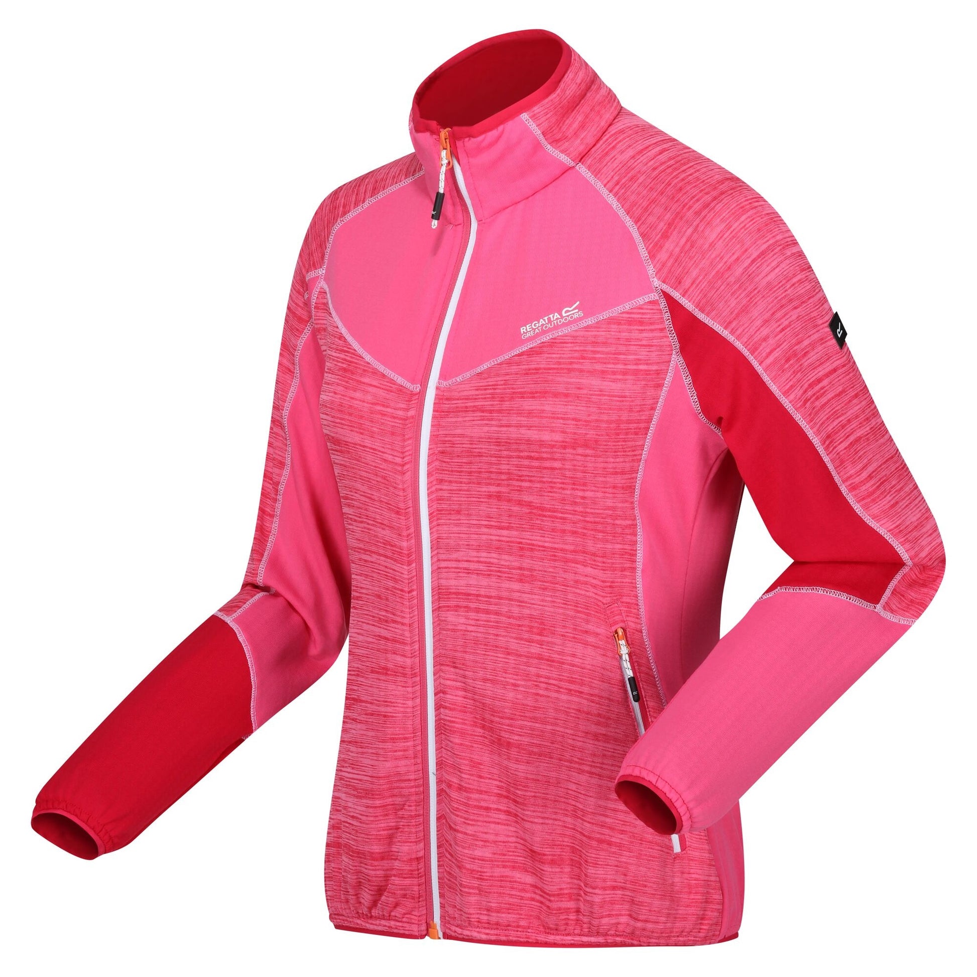 Pink Potion-Flamingo Pink - Side - Regatta Womens-Ladies Hepley II Full Zip Fleece Jacket