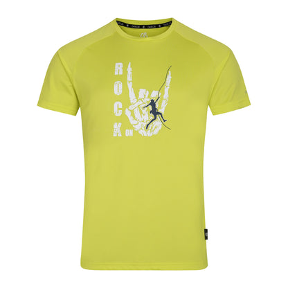 Neon Spring - Front - Dare 2B Mens Tech Rock On T-Shirt