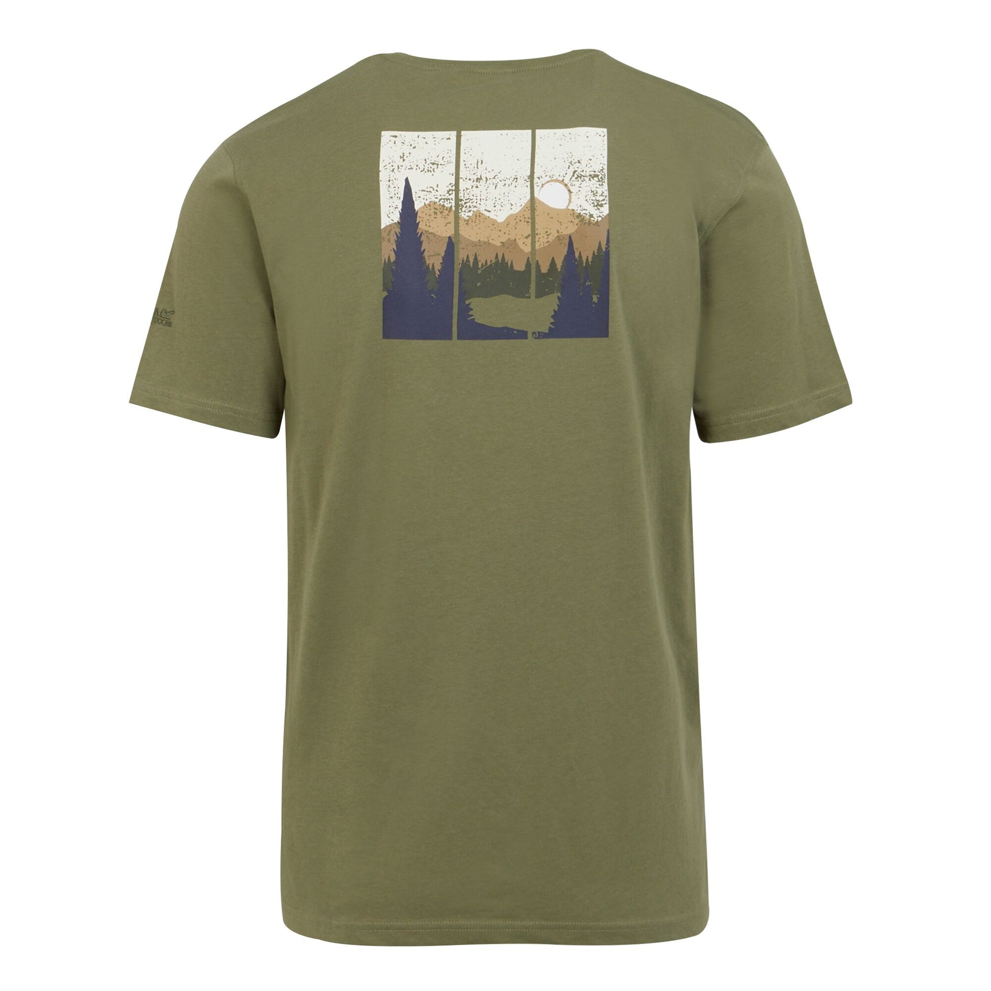Fauna - Back - Regatta Mens Cline VIII Tree Back Print T-Shirt