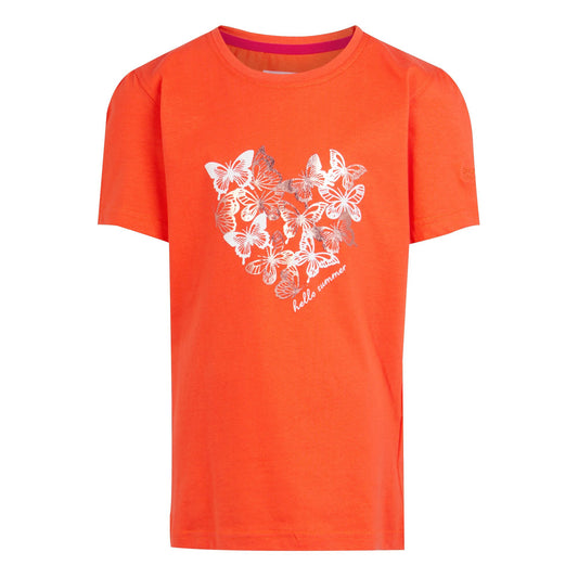 Satsuma - Front - Regatta Childrens-Kids Bosley VII Butterflies T-Shirt