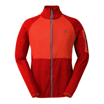 Danger Red-Seville Red - Front - Dare 2B Mens Torrek Fleece Top