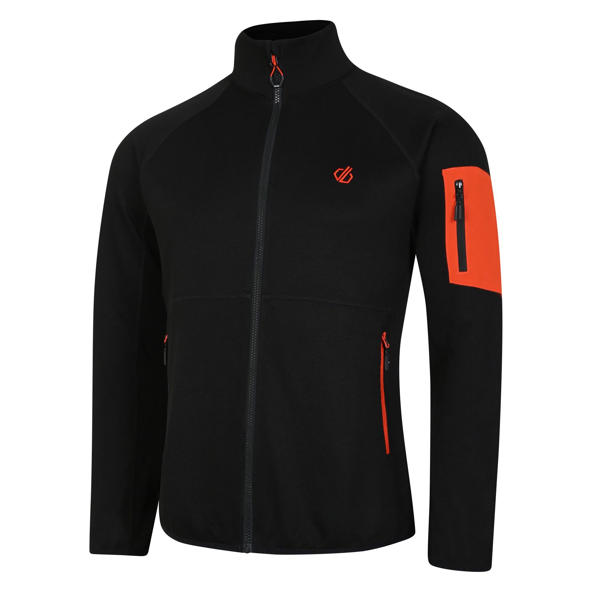 Black - Side - Dare 2B Mens Torrek Fleece Top