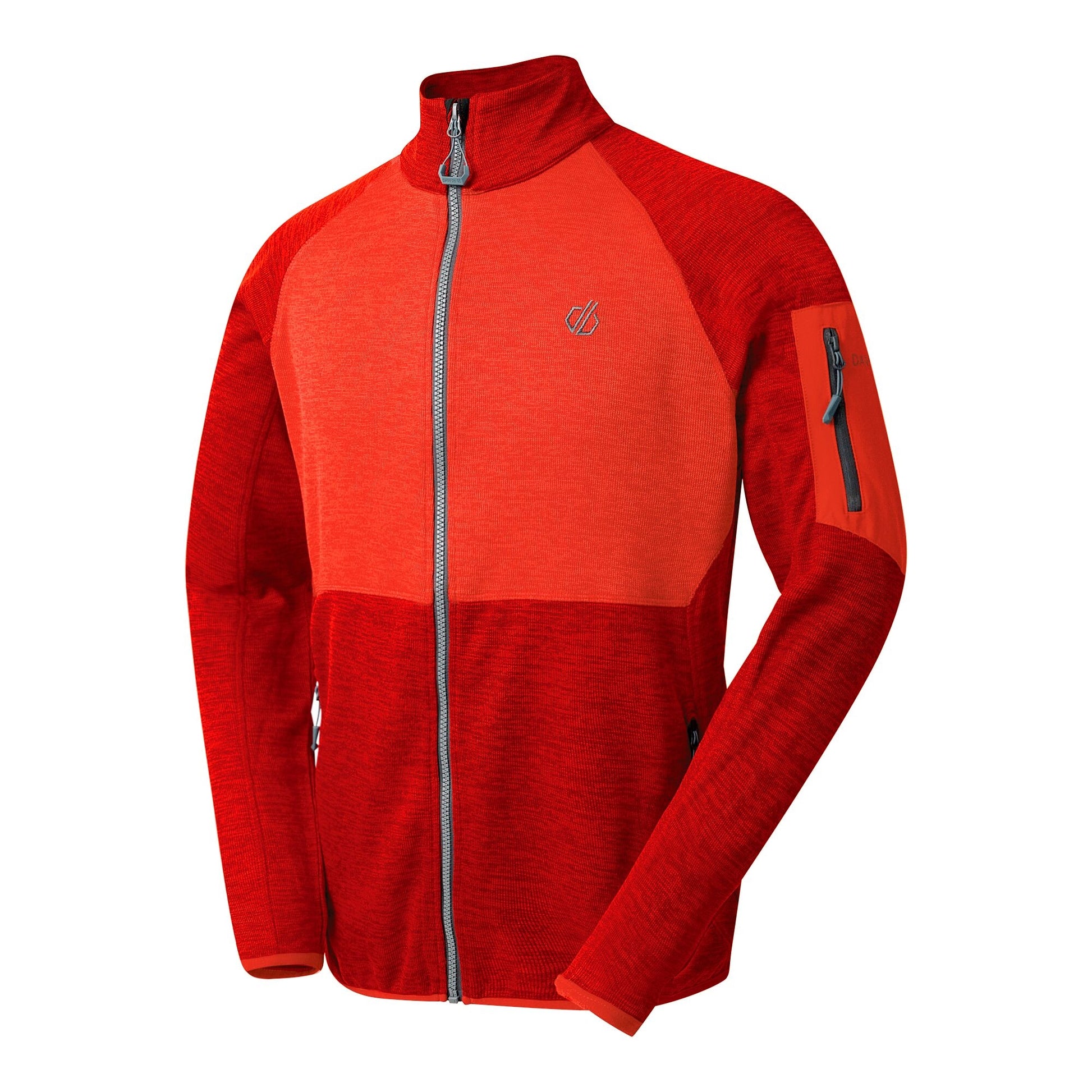 Danger Red-Seville Red - Side - Dare 2B Mens Torrek Fleece Top