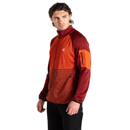 Syrah Red-Cinnamon - Lifestyle - Dare 2B Mens Torrek Fleece Top
