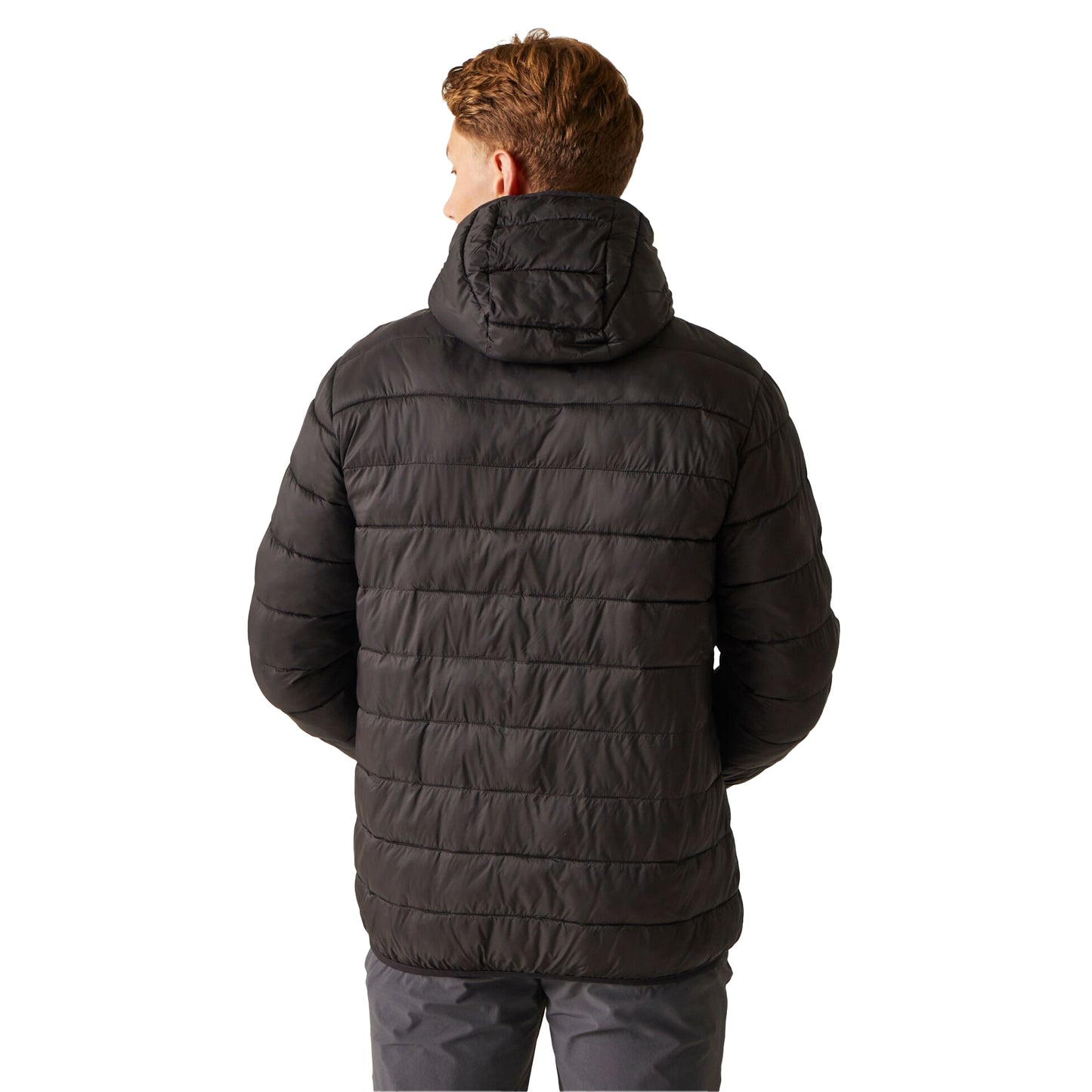 Black - Pack Shot - Regatta Mens Hillpack II Padded Jacket