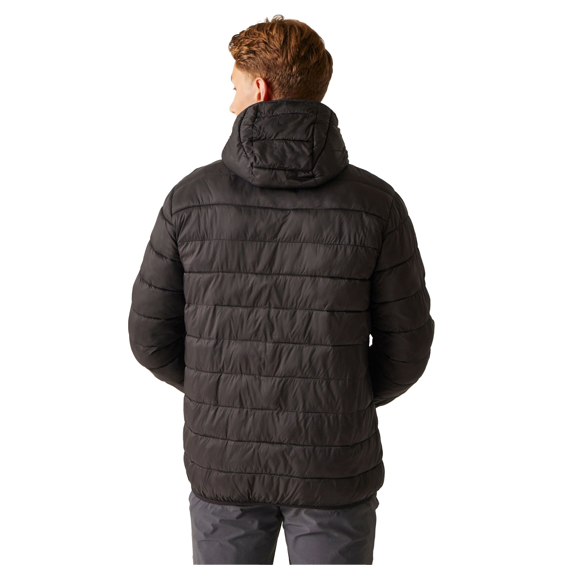 Black - Pack Shot - Regatta Mens Hillpack II Padded Jacket