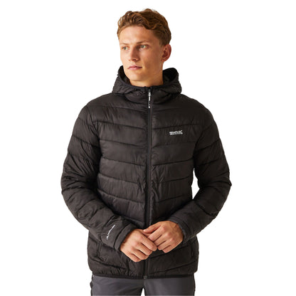 Black - Lifestyle - Regatta Mens Hillpack II Padded Jacket