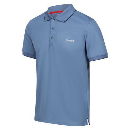 Coronet Blue - Side - Regatta Mens Oakmont Polo Shirt