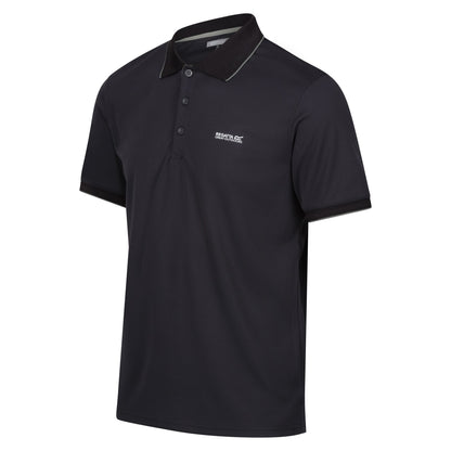 Ash - Side - Regatta Mens Oakmont Polo Shirt