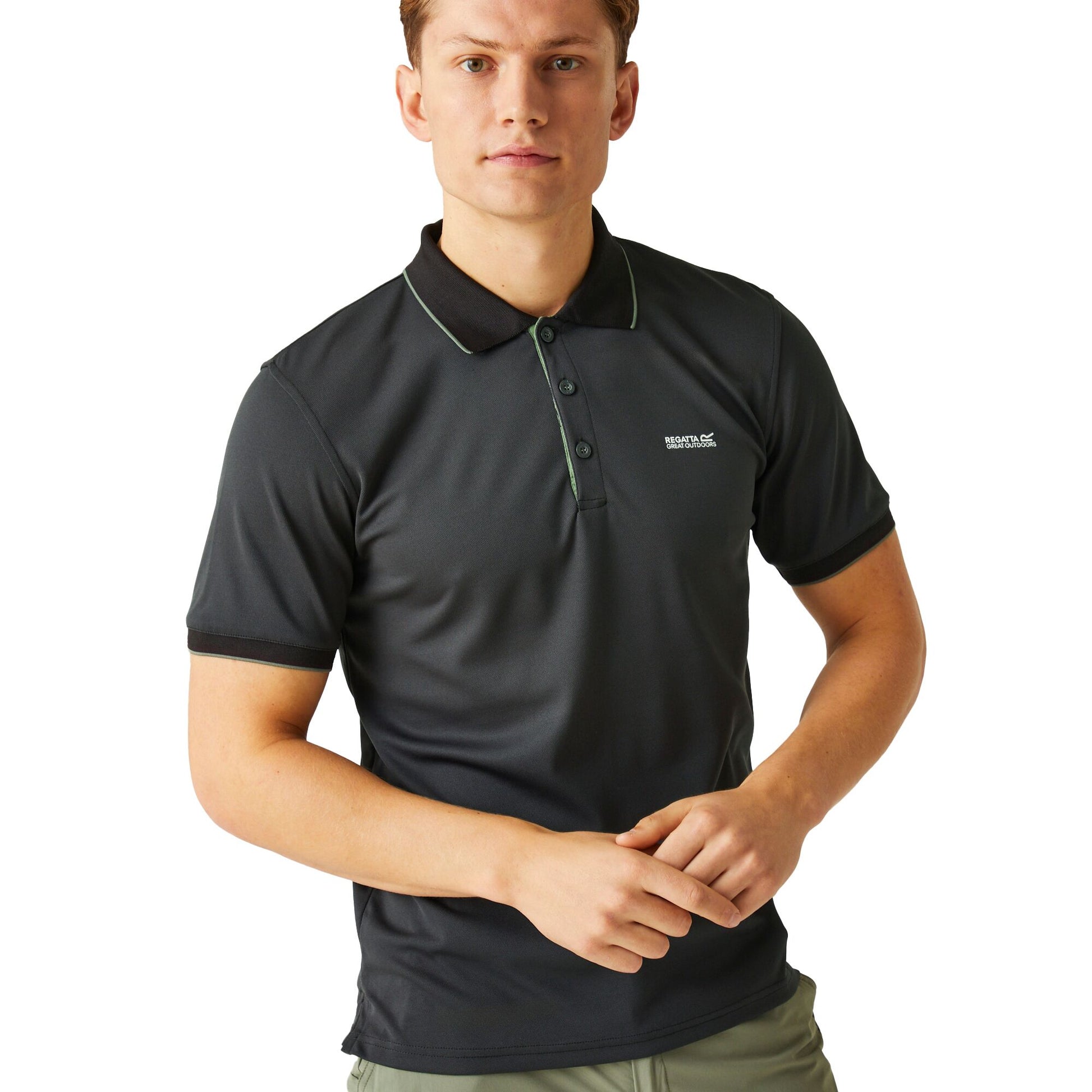 Ash - Lifestyle - Regatta Mens Oakmont Polo Shirt