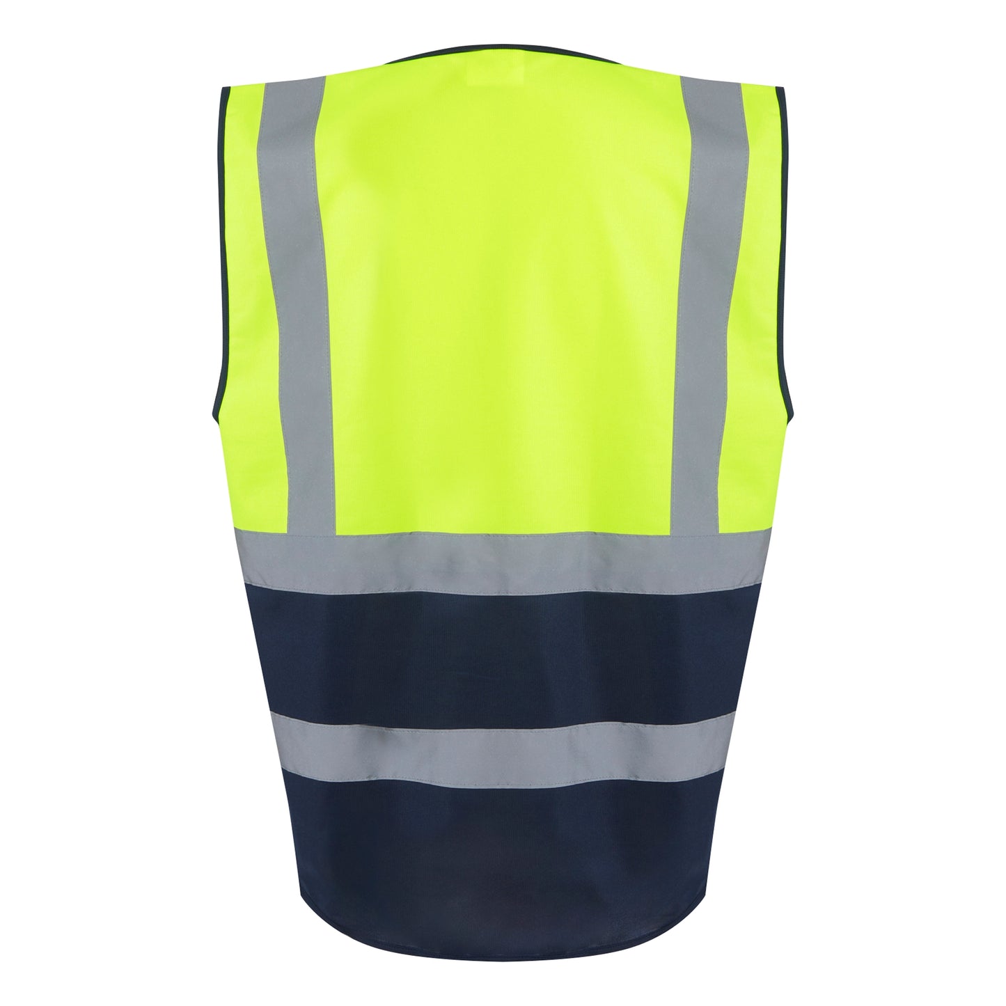 Yellow-Navy - Back - Regatta Professional Mens Hi-Vis Vest