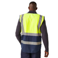 Yellow-Navy - Lifestyle - Regatta Professional Mens Hi-Vis Vest