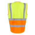 Yellow-Orange - Back - Regatta Professional Mens Hi-Vis Vest