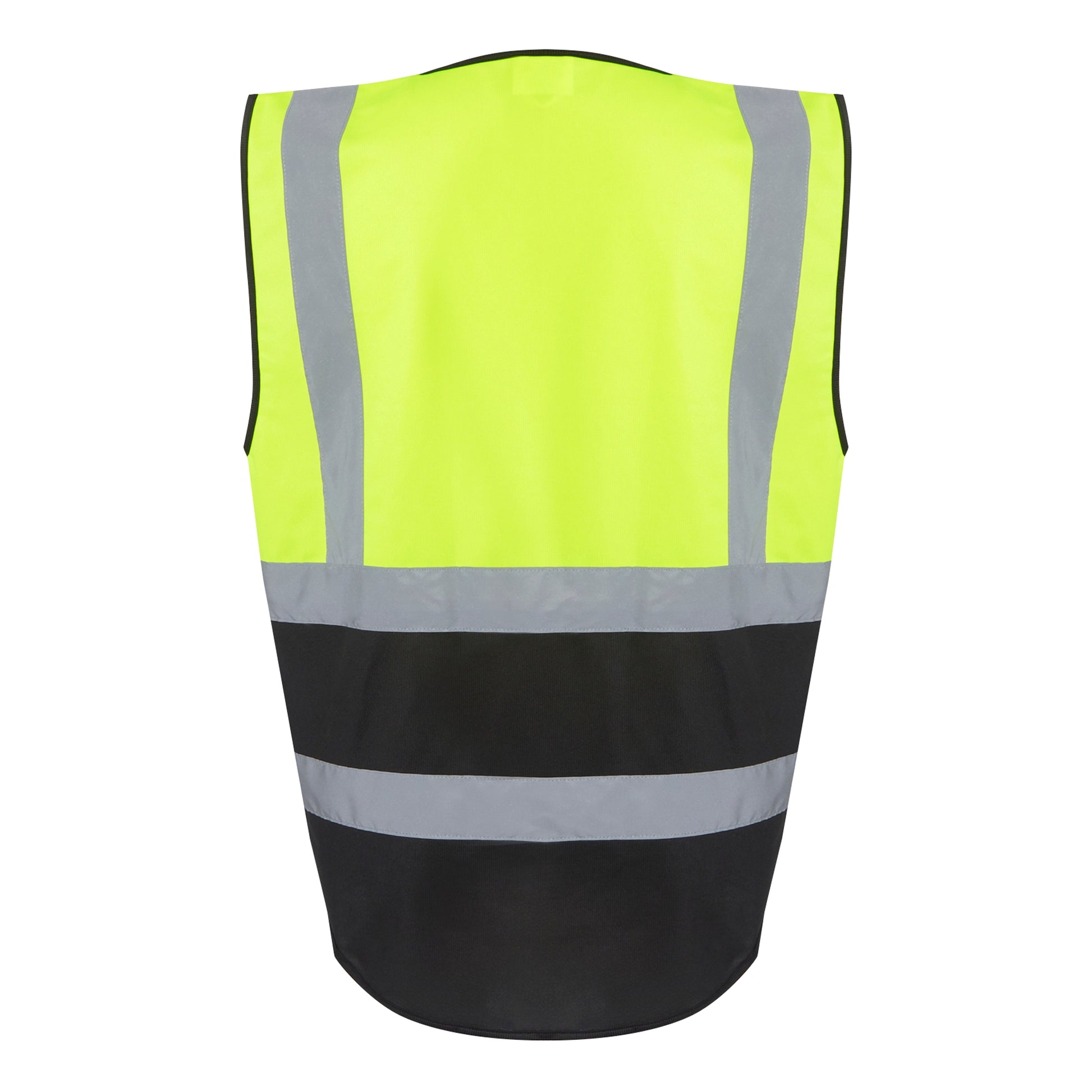 Yellow-Black - Back - Regatta Professional Mens Hi-Vis Vest
