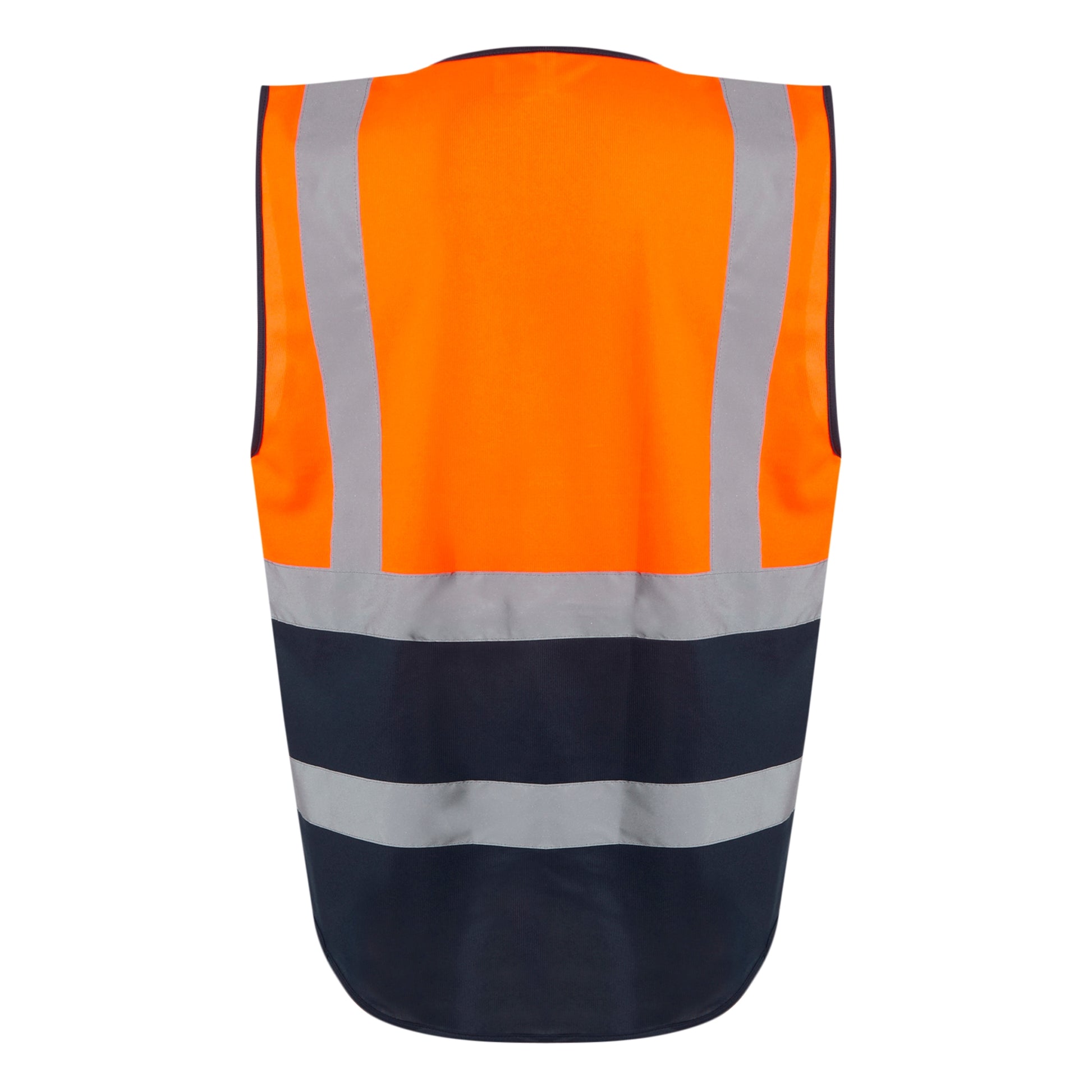 Orange-Navy - Back - Regatta Professional Mens Hi-Vis Vest