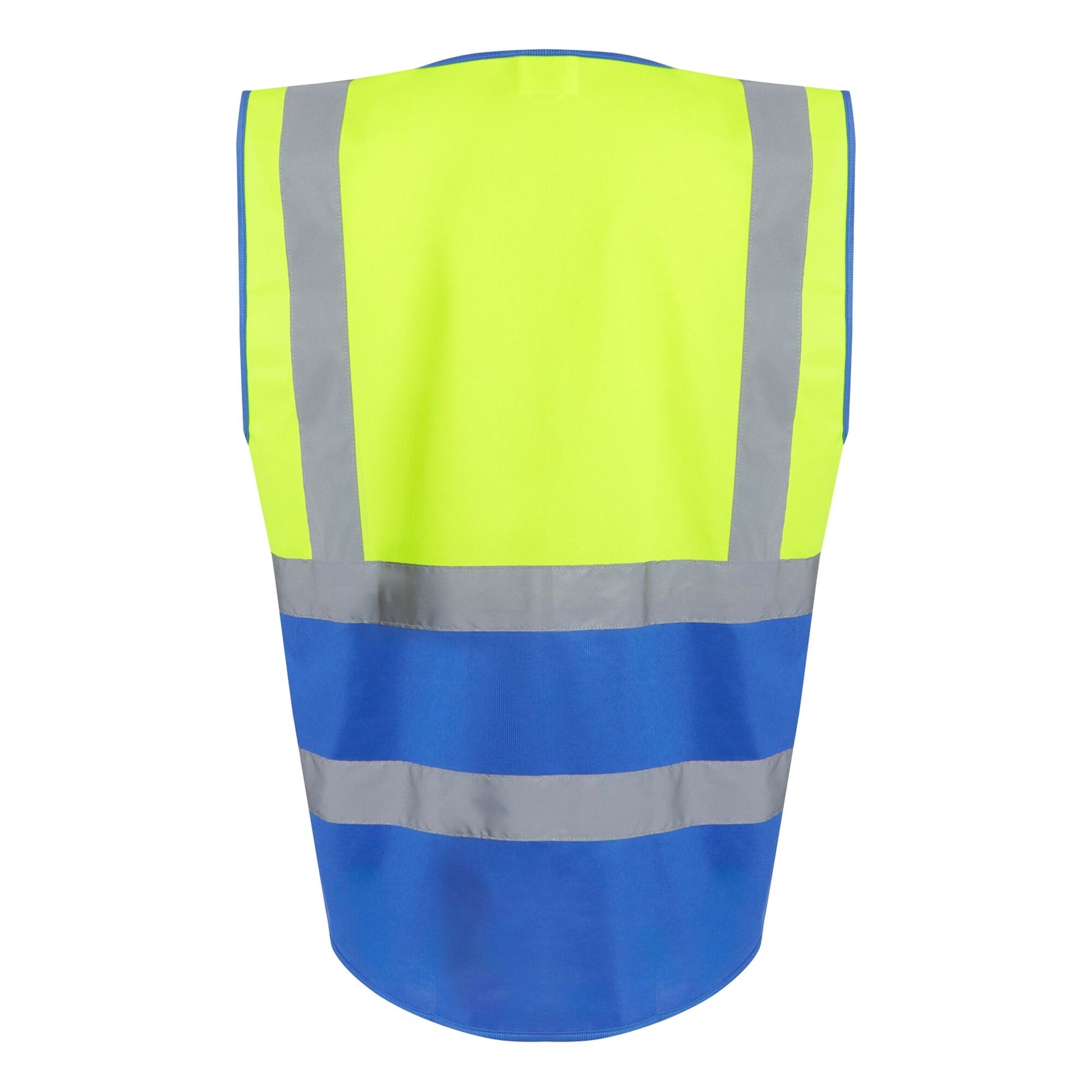 Yellow-Royal Blue - Back - Regatta Professional Mens Hi-Vis Vest