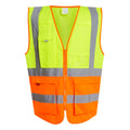 Yellow-Orange - Front - Regatta Professional Mens Hi-Vis Vest