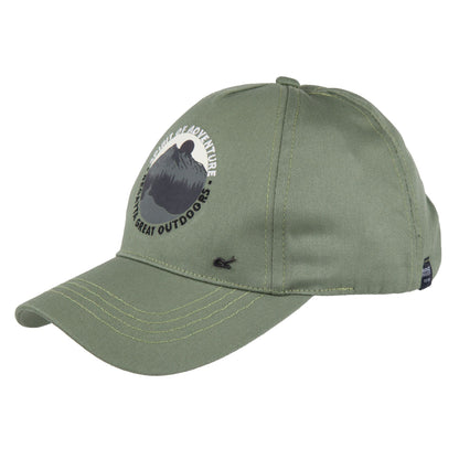 Agave Green - Side - Regatta Childrens-Kids Cuyler III Spirit Of Adventure Baseball Cap