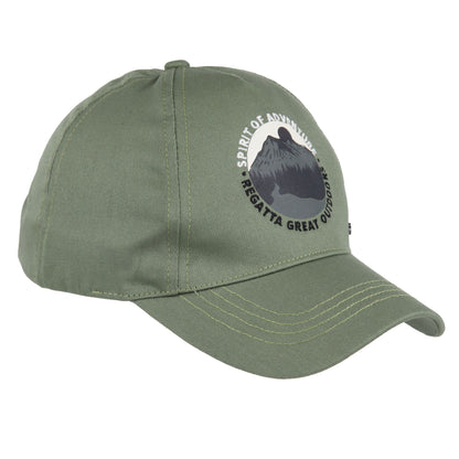 Agave Green - Lifestyle - Regatta Childrens-Kids Cuyler III Spirit Of Adventure Baseball Cap